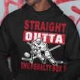 Straight Outta The Penalty Box Hockey For Men Hoodie Funny Gifts