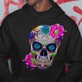 Sugar Skull Day Of The Dead Cool Bone Head Skulls Idea Hoodie Unique Gifts