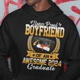 Super Proud Boyfriend Of A 2024 Graduate 24 Graduation Hoodie Unique Gifts