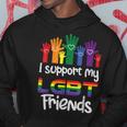 I Support My Lgbt Friends Gay Pride Lgbtq Straight Ally Hoodie Unique Gifts