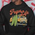 Surfer Van Pogue Life Outer Banks Vintage Beach Surfer Hoodie Unique Gifts