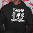 Sweat à capuche Les Pays-Bas Où Mon Histoire Commence, Design Carte avec Ailes Cadeaux drôles