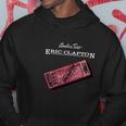 Sweat à capuche Noir Eric Clapton, Design Billet de Concert pour Fans Cadeaux drôles