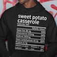 Sweet Potato Casserole Nutrition Thanksgiving Food Facts Hoodie Unique Gifts