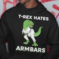 T-Rex Hates Armbars Bjj Jiu Jitsu Hoodie Unique Gifts