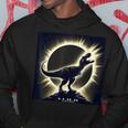 T-Rex Solar Eclipse 2024 Dinosaur April 8 2024 Total Eclipse Hoodie Unique Gifts