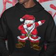 Tanzender Santa Claus Dabbing Weihnachtsmann Weihnachten Hoodie Lustige Geschenke