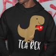 Tea Rex Cute Tyrannosaurus Dino Hoodie Lustige Geschenke