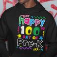 Teacher Student 100Th Day Of Pre-K 100 Days Of School Hoodie Personalized Gifts