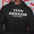 Team Anderson Proud Family Surname Last Name Hoodie Funny Gifts
