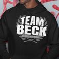 Team Beck Proud Familienmitglied Beck Hoodie Lustige Geschenke