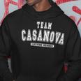 Team Casanova Lifetime Member Family Last Name Hoodie Funny Gifts