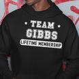 Team Gibbs Lifetime Membership Family Last Name Hoodie Funny Gifts