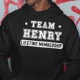 Team Henry Lifetime Membership Family Last Name Hoodie Funny Gifts