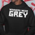 Team Sports Winners Wear Grey Hoodie Funny Gifts