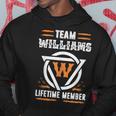 Team Williams Lifetime Member For Surname Last Name Hoodie Funny Gifts