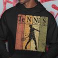 Tennis Periodic Table Elements Tennis Player Nerd Vintage Hoodie Unique Gifts
