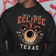 Texas Total Solar Eclipse April 8 2024 Totality Cowboy Hoodie Unique Gifts