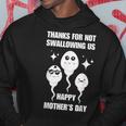 Thanks For Not Swallowing Us Happy Mother's Day Father's Day Hoodie Personalized Gifts