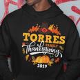 Thanksgiving 2019 Torres Family Last Name Matching Hoodie Funny Gifts