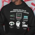 Things Die Ich In Meiner Freizeit Mache Tractor Hoodie Lustige Geschenke