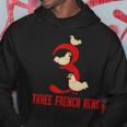 Three French Hens Song 12 Days Christmas Hoodie Unique Gifts