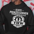 Thw Frauen Echte Prinzessinnen Hoodie Lustige Geschenke