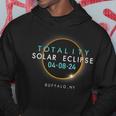Total Solar Eclipse 04 08 2024 Buffalo New York Totality Hoodie Funny Gifts