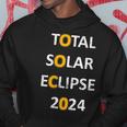 Total Solar Eclipse 2024 America Event Distressed Hoodie Personalized Gifts