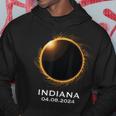 Total Solar Eclipse 2024 April Totality 04082024 Indiana Hoodie Unique Gifts