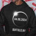 Total Solar Eclipse 2024 Buffalo Ny Hoodie Funny Gifts