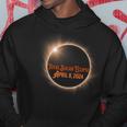 Total Solar Eclipse 2024 Illinois Pennsylvania Ohio New York Hoodie Unique Gifts