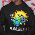Total Solar Eclipse 2024 Totality April 8 Cute Selfie Hoodie Funny Gifts