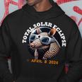 Total Solar Eclipse 4 8 2024 Path American Armadillo Eclipse Hoodie Unique Gifts