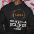 Total Solar Eclipse April 8 2024 Maine Astronomy Totality Hoodie Unique Gifts