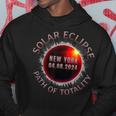 Total Solar Eclipse April 8 2024 New York Path Of Totality Hoodie Unique Gifts