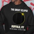 Total Solar Eclipse Buffalo 2024 Time New York Eclipse Hoodie Funny Gifts