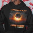 Total Solar Eclipse Cityscape Watertown New York Ny Hoodie Unique Gifts