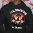 Total Solar Eclipse Gnome Gnomes Totality Party 2024 Hoodie Unique Gifts