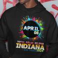 Total Solar Eclipse Indiana 2024 Colorful Totality Hoodie Unique Gifts