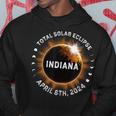 Total Solar Eclipse Path Of Totality April 8Th 2024 Indiana Hoodie Unique Gifts