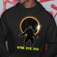 Total Solar Eclipse Sasquatch Wearing Solar Eclipse Glasses Hoodie Unique Gifts