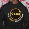 Total Solar Eclipse Tour 2024 Front And Back Hoodie Unique Gifts