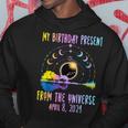 Total Solar Eclipse And Yes It's My Birthday April 8 2024 Hoodie Unique Gifts