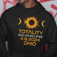 Totality Eclipse Path Of Totality Ohio America 2024 Eclipse Hoodie Unique Gifts