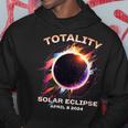 Totality Solar Eclipse April 8 2024 Event Souvenir Graphic Hoodie Personalized Gifts