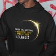 Totality Twice In A Lifetime Solar Eclipse 2024 Illinois Hoodie Unique Gifts