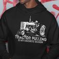 Tractor Pulling Is My Favorite Season Retro Vintage Tractor Hoodie Unique Gifts