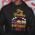Train Bday Party Railroad Big Brother Of The Birthday Boy Hoodie Personalized Gifts