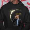 Trump Solar Eclipse 2024 Total Solar Eclipse 40824 Hoodie Unique Gifts